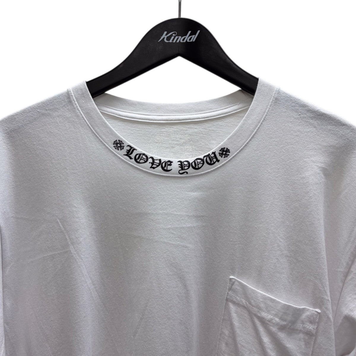 CHROME HEARTS(クロムハーツ) 半袖Tシャツ ホワイト×ブラック サイズ L