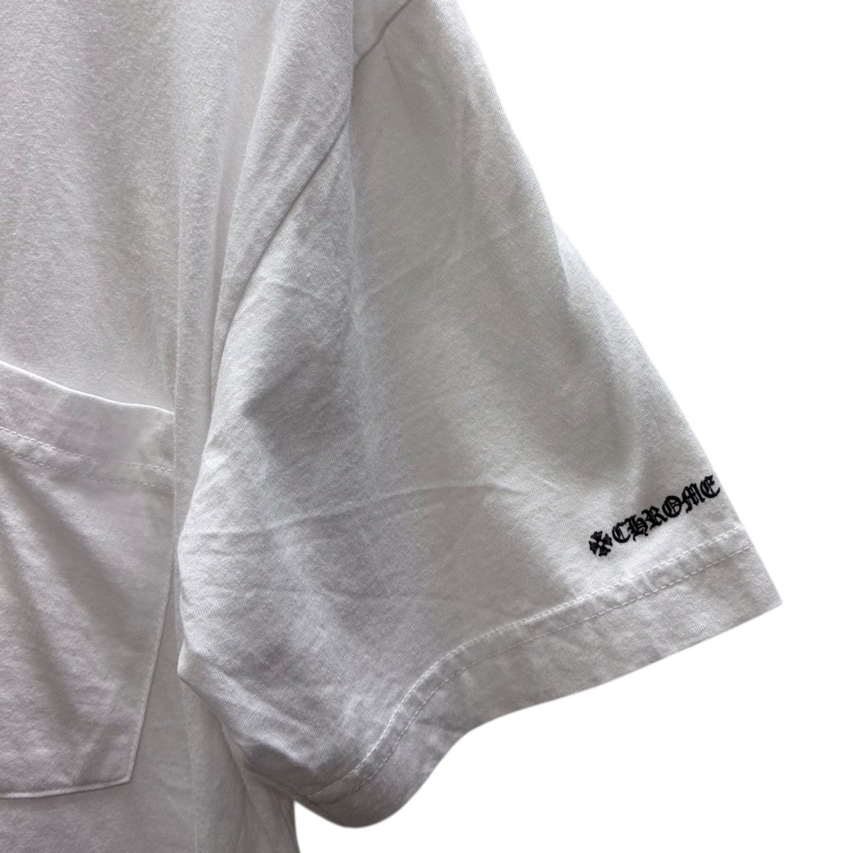 CHROME HEARTS(クロムハーツ) 半袖Tシャツ ホワイト×ブラック サイズ L