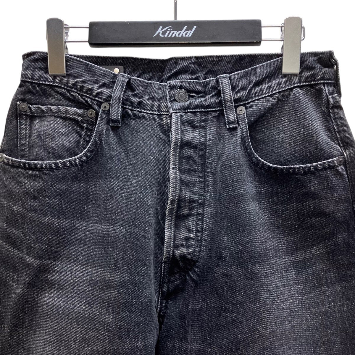 S．Wide Straight Cropped 5pocket USD デニムパンツ
