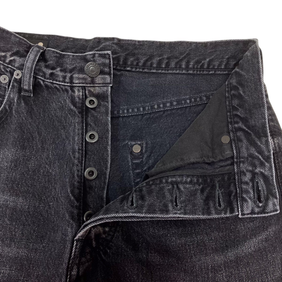 S．Wide Straight Cropped 5pocket USD デニムパンツ