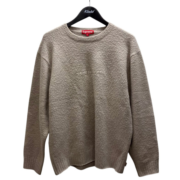 トップス supreme Pilled Sweater Supreme(シュプリーム) PILLED SWEATERニットスウェット ベージュ