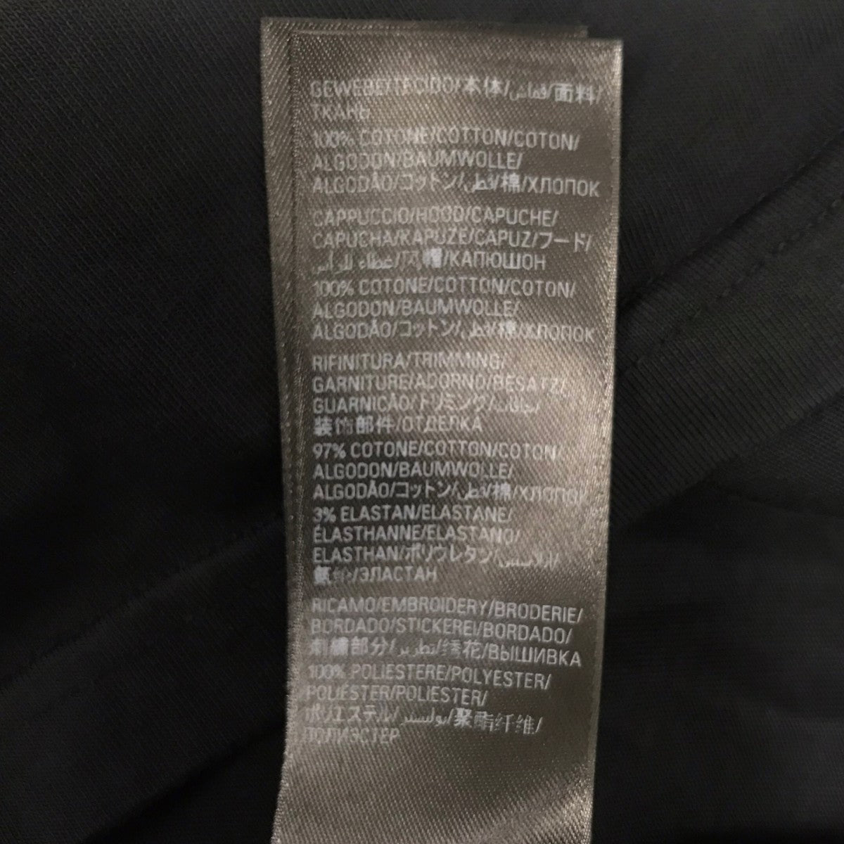 フーディーロゴ レイヤード 4スリーブ 長袖Tシャツ