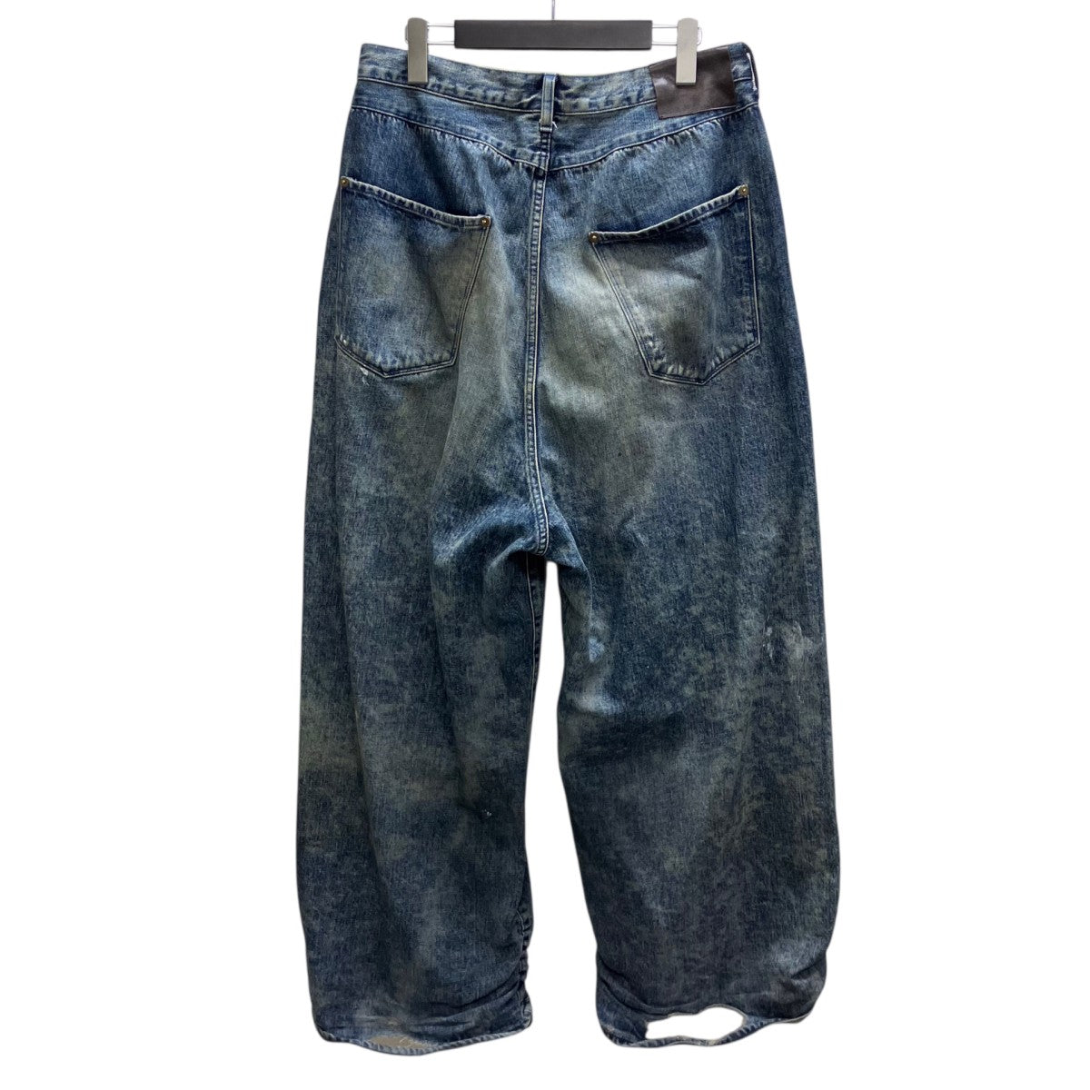 FRESH MAN DENIM WIDE PANTS PAINT ペイント加工ワイドデニムパンツ