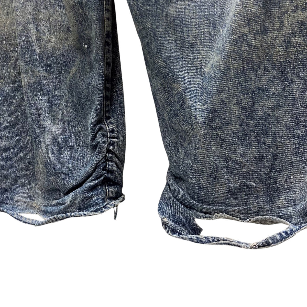 FRESH MAN DENIM WIDE PANTS PAINT ペイント加工ワイドデニムパンツ