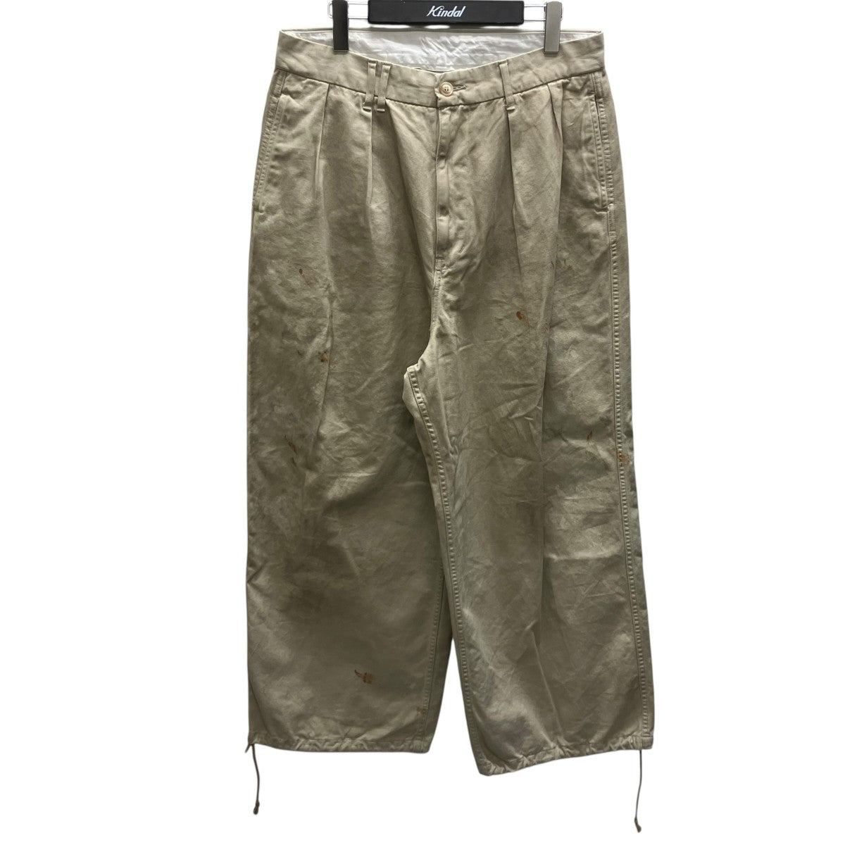 DIRTWORK WIDE CHINO TROUSERS ワイドチノパンツ
