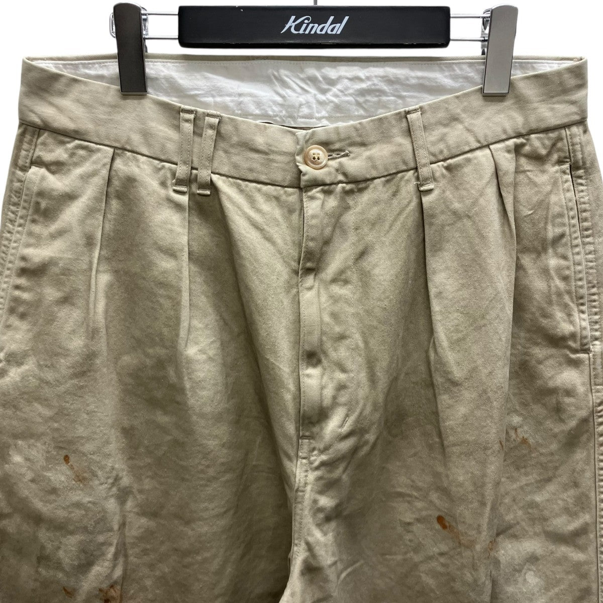 DIRTWORK WIDE CHINO TROUSERS ワイドチノパンツ