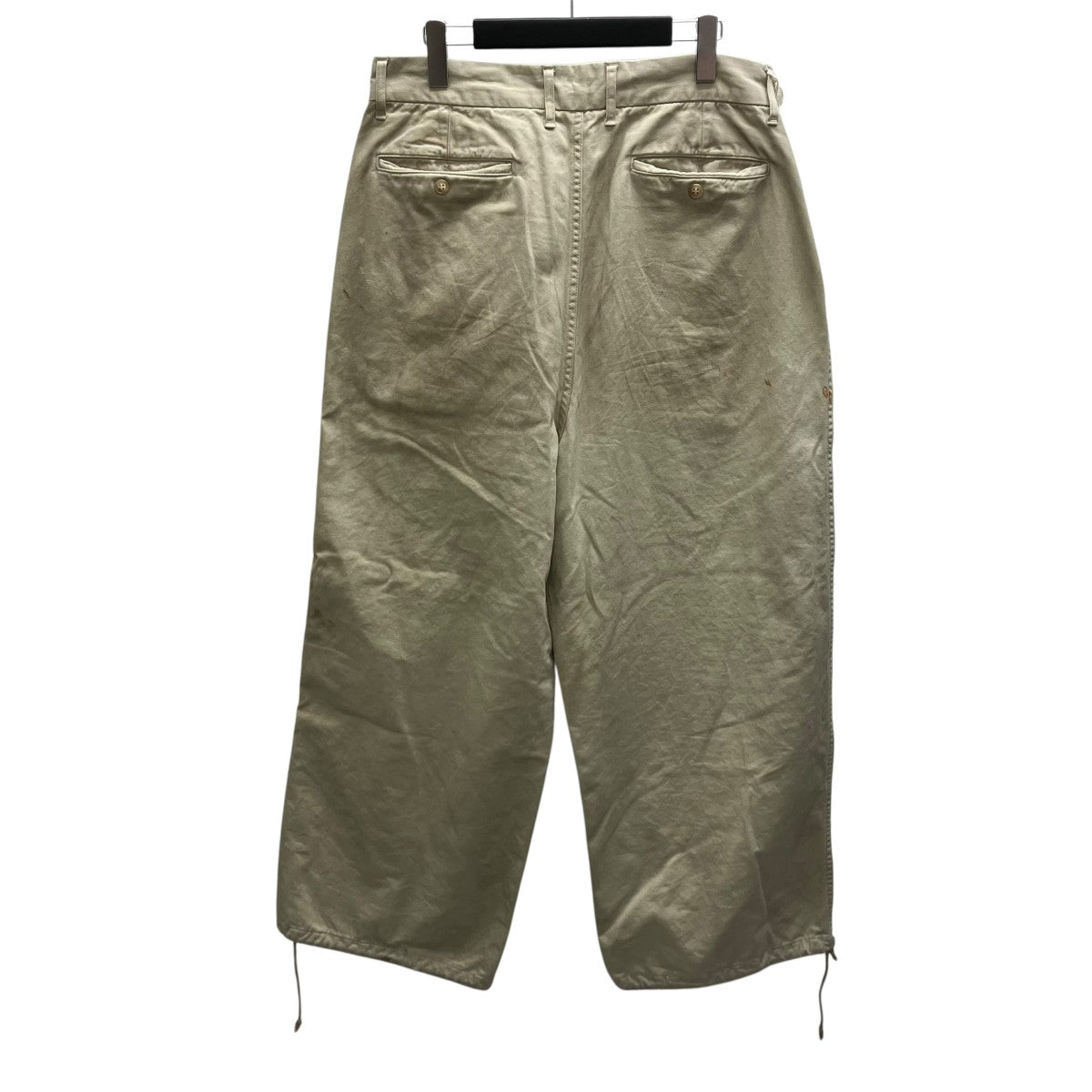 DIRTWORK WIDE CHINO TROUSERS ワイドチノパンツ