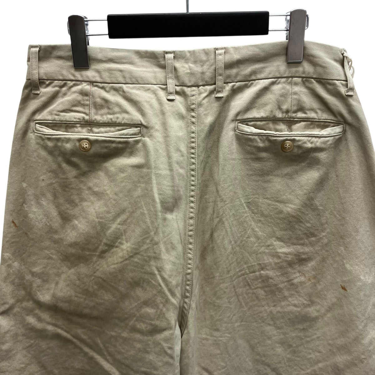DIRTWORK WIDE CHINO TROUSERS ワイドチノパンツ