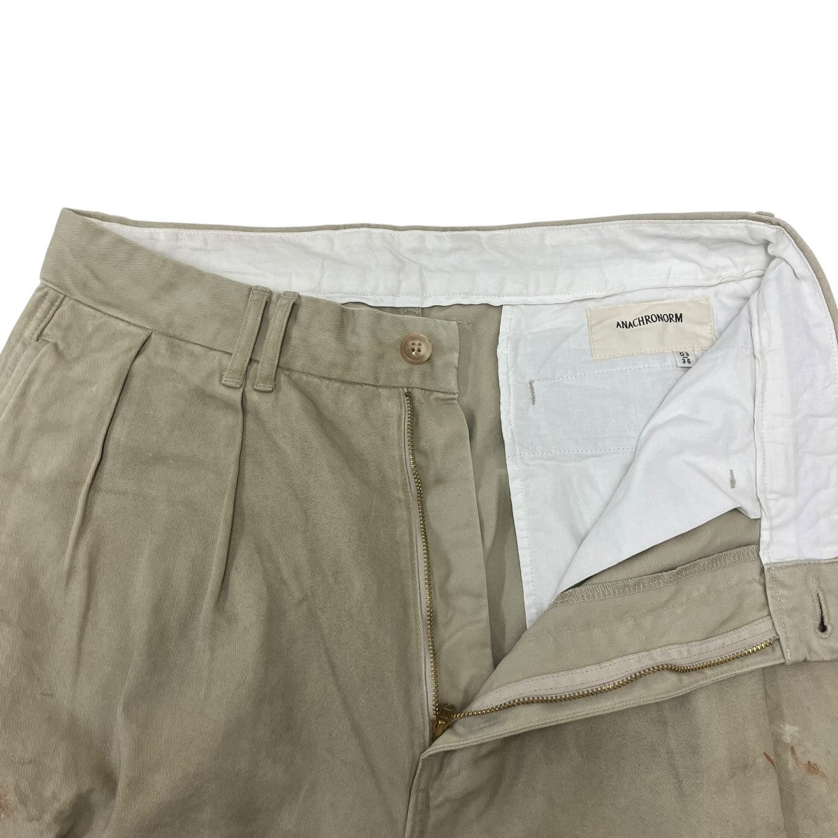 DIRTWORK WIDE CHINO TROUSERS ワイドチノパンツ