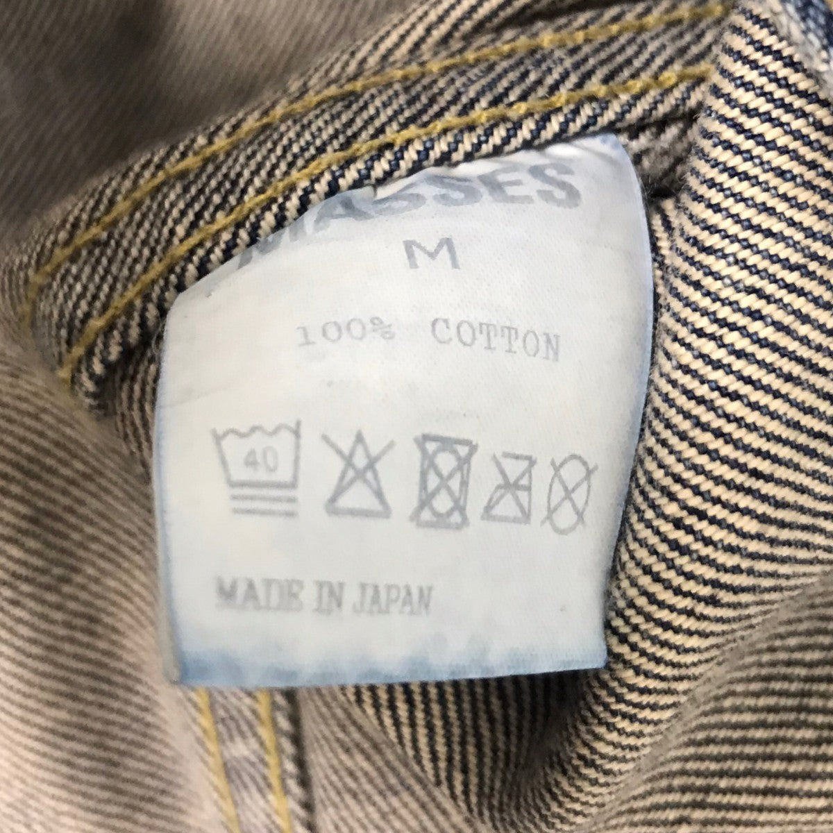 DENIM JKT H．WASHデニムジャケット