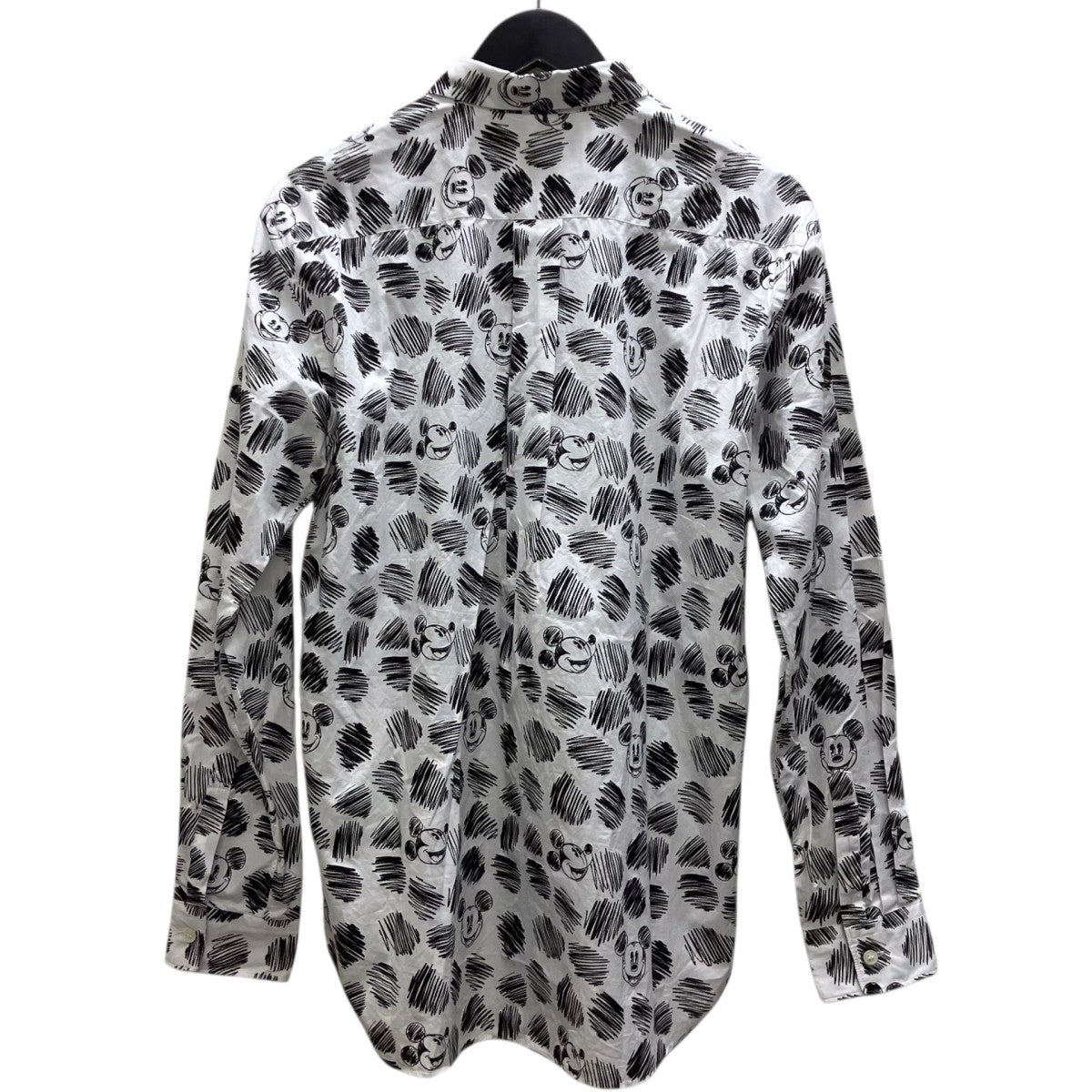 春夏モデル✨コムデギャルソンオム ドゥ✨矢印十字プリント長袖ドレスシャツ M COMME des GARCONS HOMME DEUX(コムデギャルソンオムドゥ) 長袖シャツ