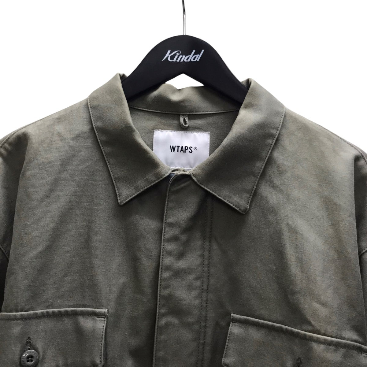 FLYERS LS COTTON SATIN ミリタリー シャツジャケット