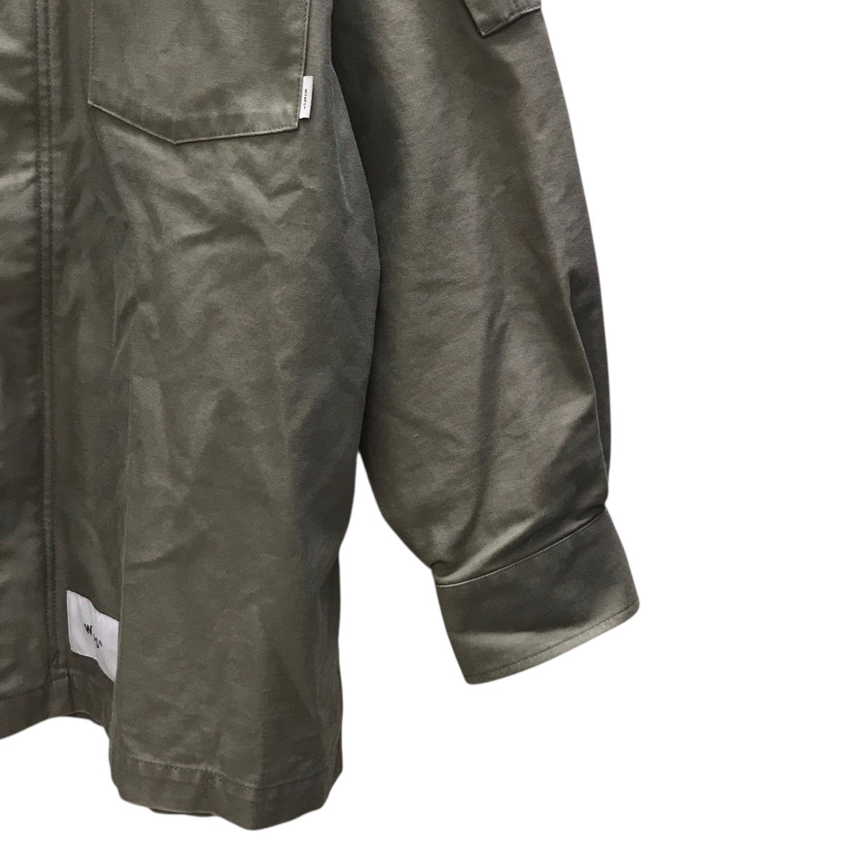 FLYERS LS COTTON SATIN ミリタリー シャツジャケット