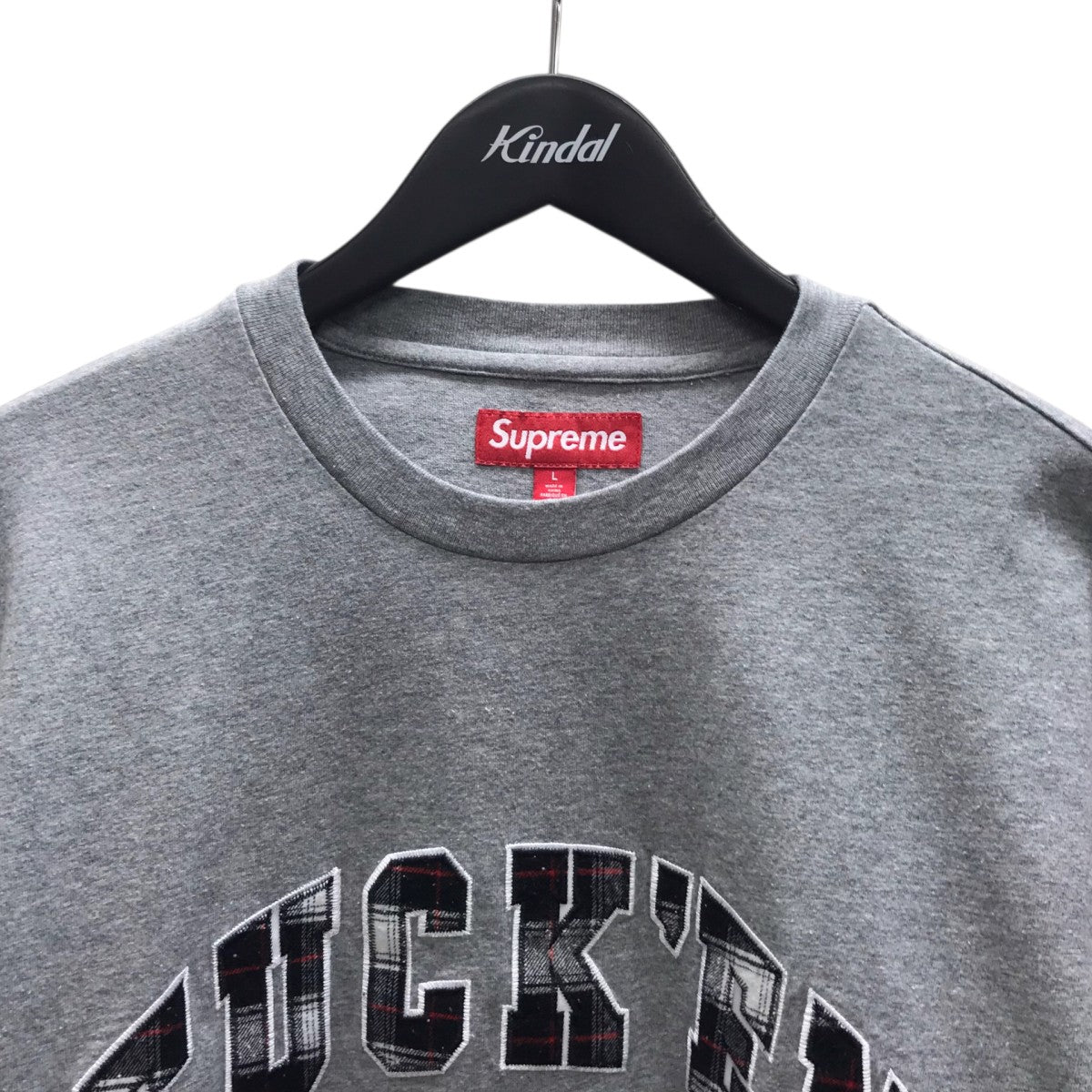 26SSFuck Em Plaid S S Top半袖Tシャツ