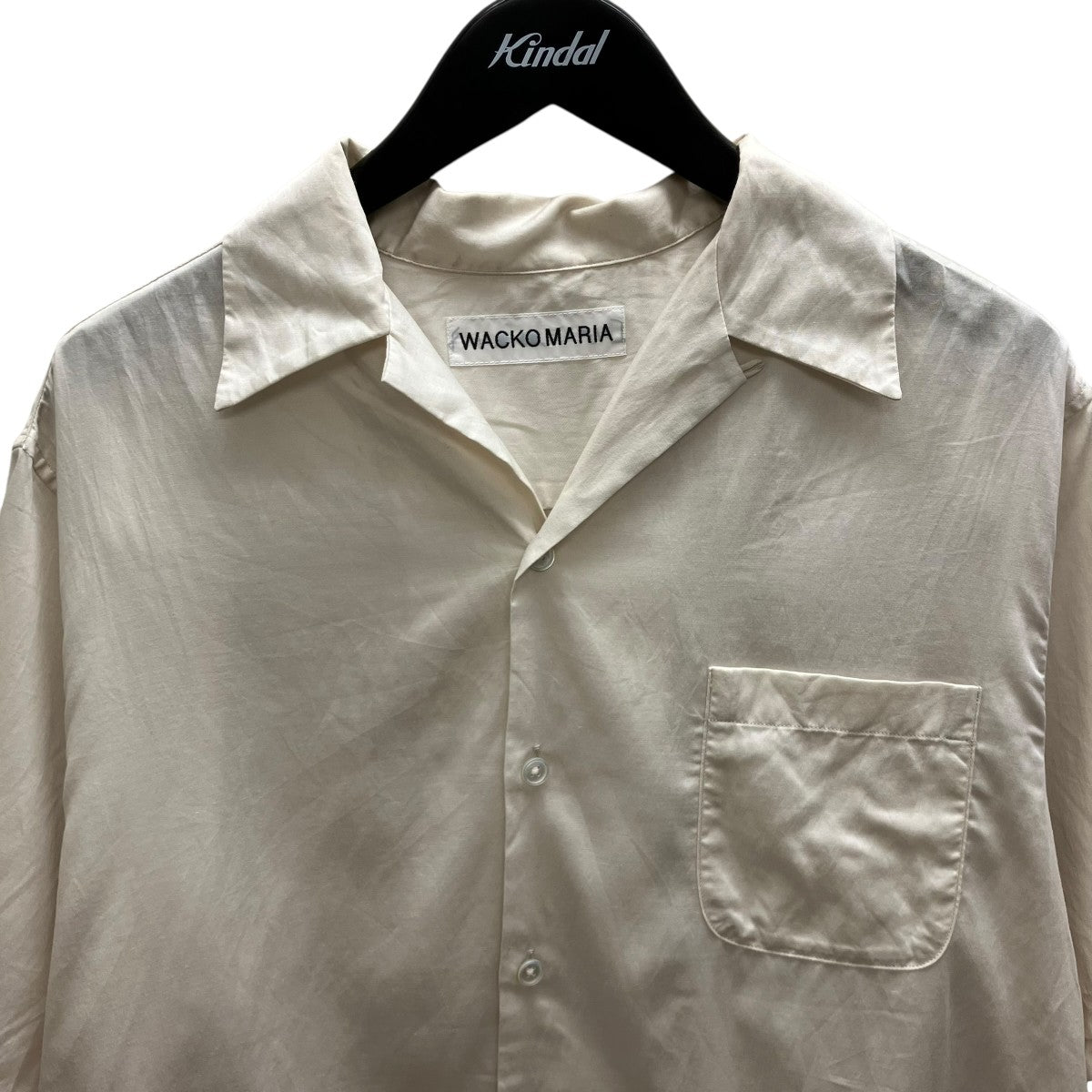 26SSOPEN COLLAR SHIRT (TYPE-2)【IVORY】ショートスリーブオープンカラーシャツ