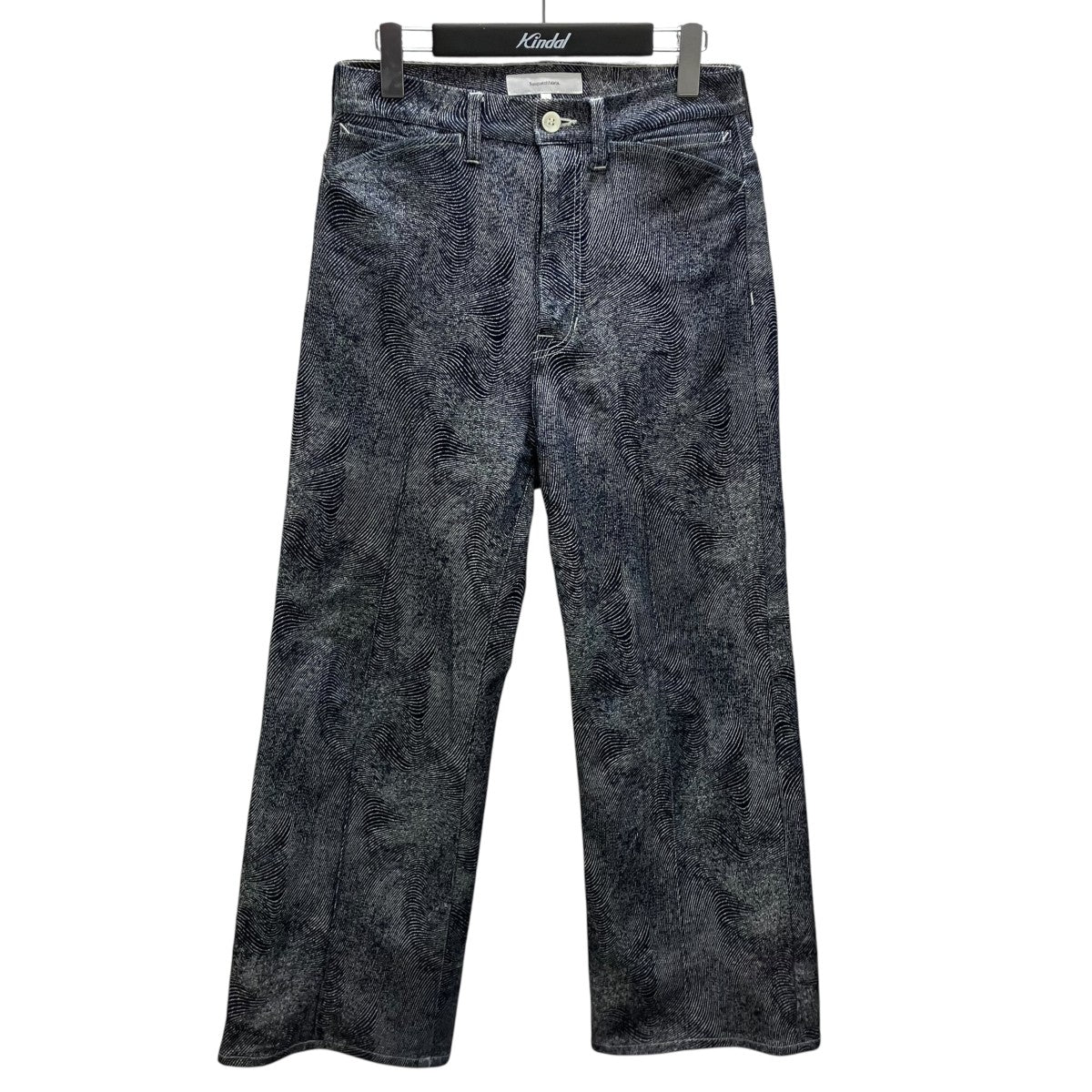 23AW 5PK FLARE PANTS 総柄デニムパンツ