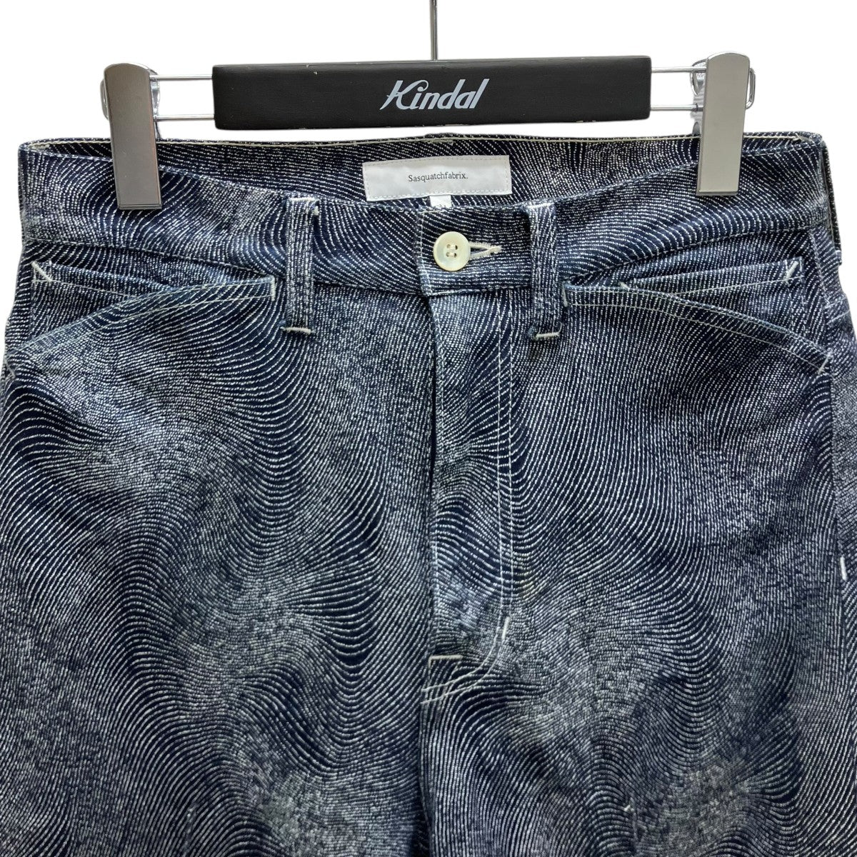 23AW 5PK FLARE PANTS 総柄デニムパンツ
