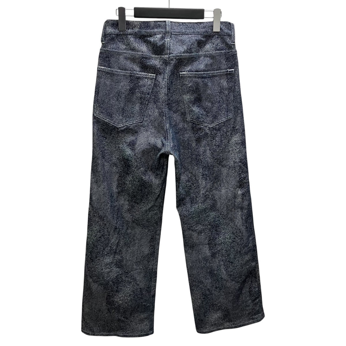 23AW 5PK FLARE PANTS 総柄デニムパンツ