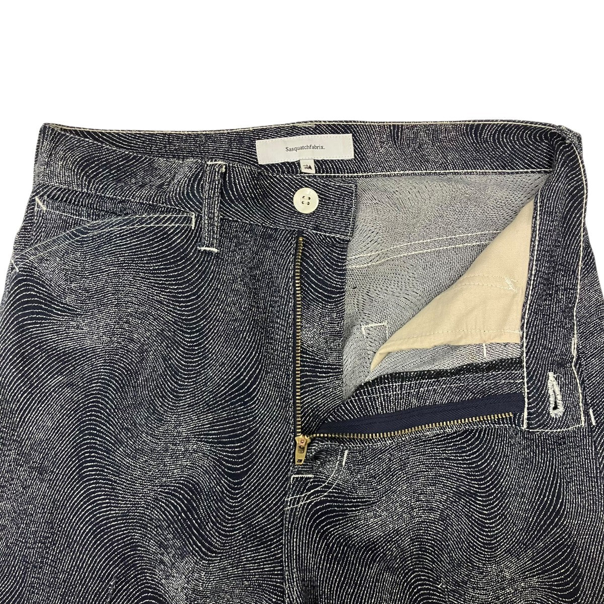 23AW 5PK FLARE PANTS 総柄デニムパンツ