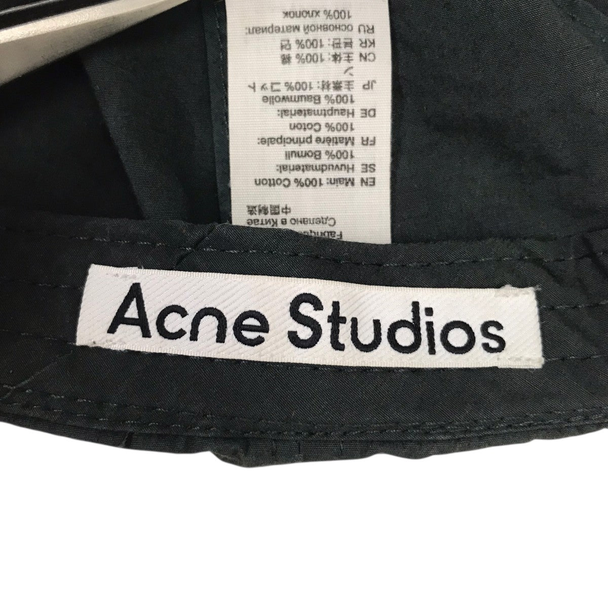 ACNE STUDIOS ロゴキャップ 古着・中古-6枚目のアイテム画像