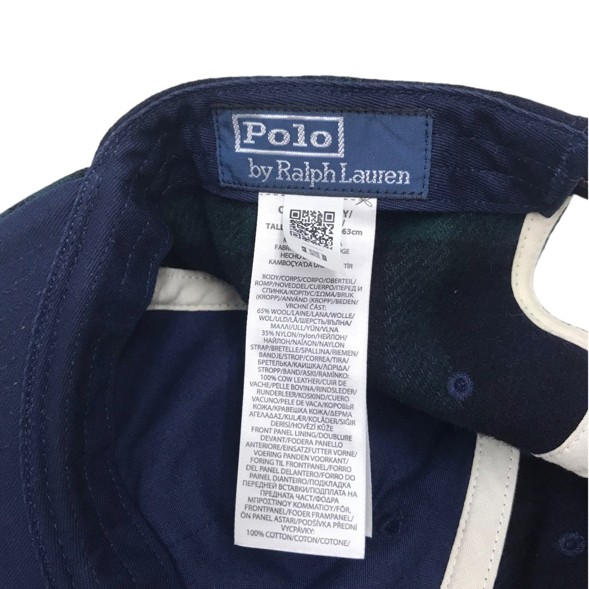 POLO RALPH LAUREN P-WING AUTHENTIC BASEBALL CAPウールキャップ 古着・中古-6枚目のアイテム画像