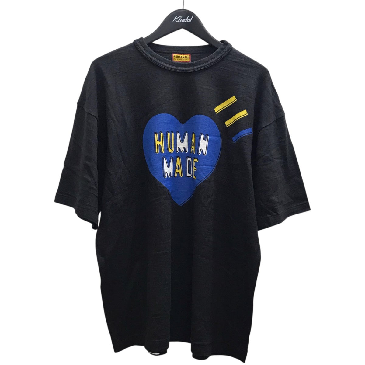 Human Made テキストプリント Tシャツ ネイビー　2XL HUMAN MADE(ヒューマンメイド) プリントTシャツ HM31TE004 ブラック