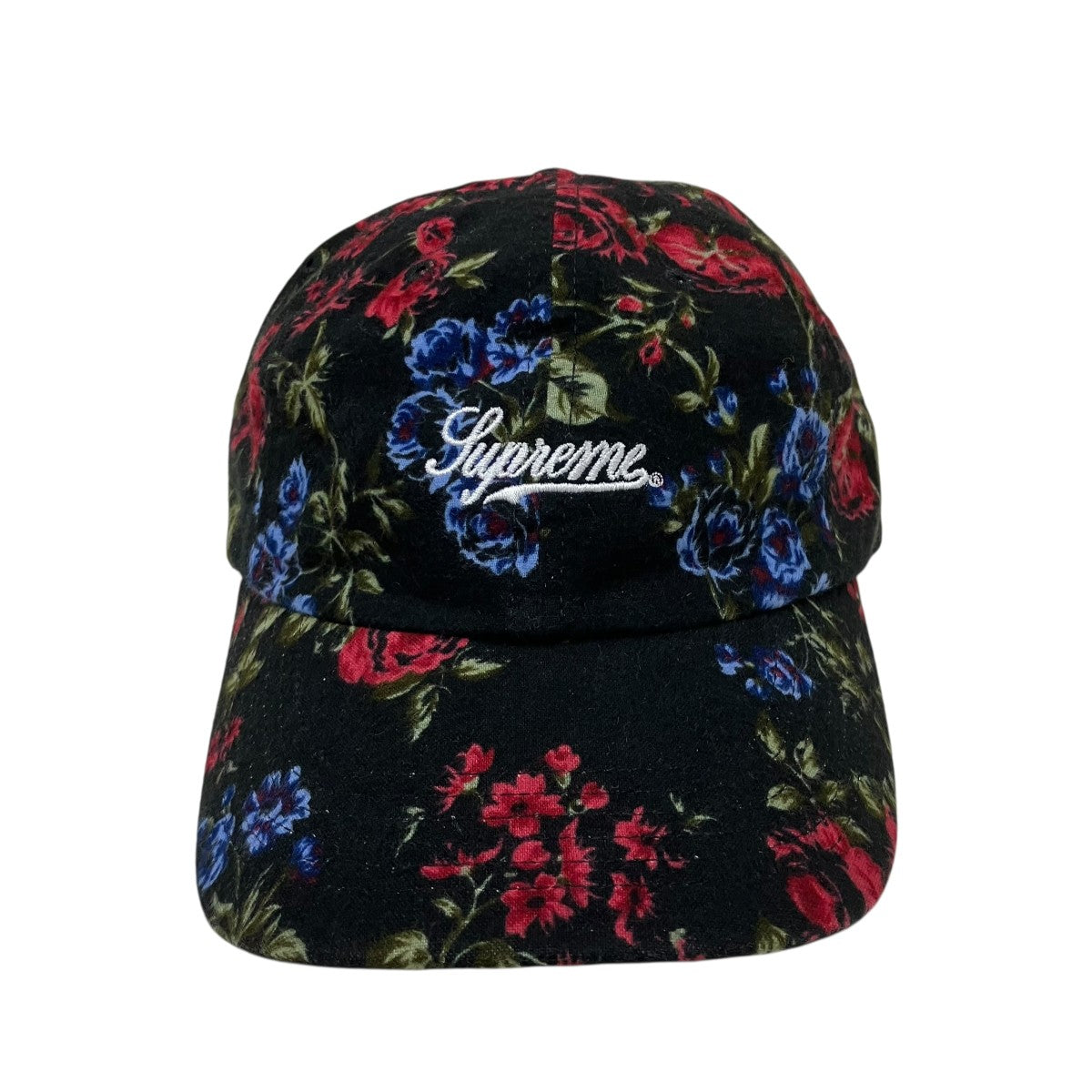 Supreme 26SSFloral Flannel 6-panelフローラルロゴキャップ 古着・中古-2枚目のアイテム画像