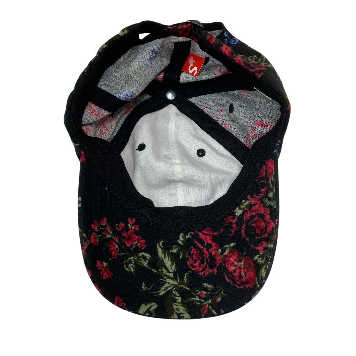 Supreme 26SSFloral Flannel 6-panelフローラルロゴキャップ 古着・中古-5枚目のアイテム画像