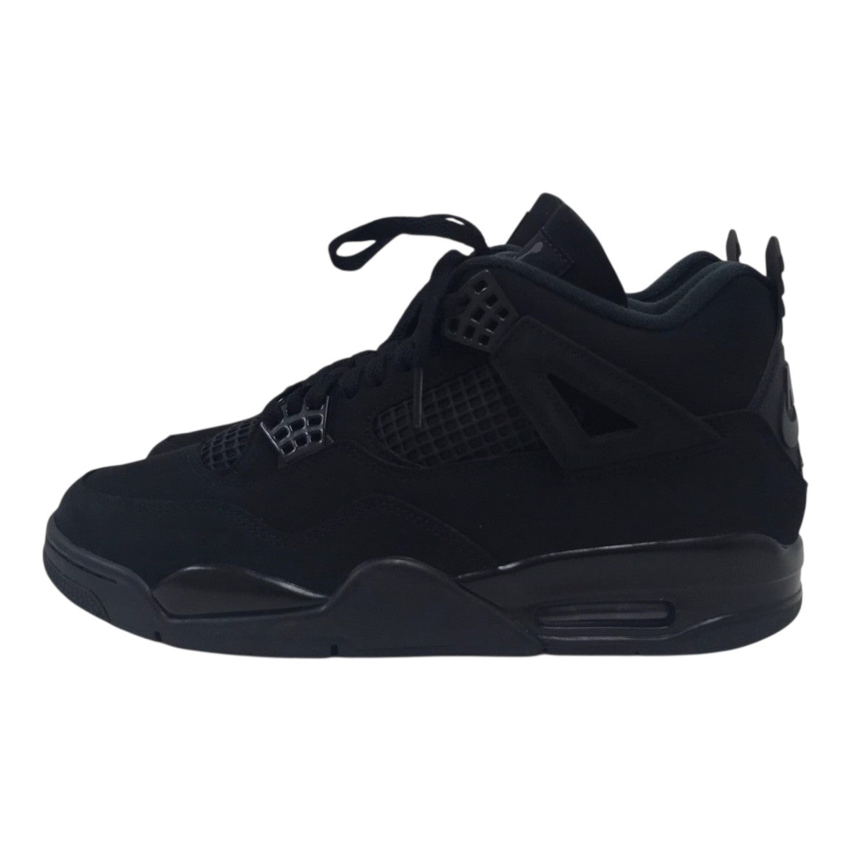 AIR JORDAN 4 RETRO BLACK ローカットスニーカー