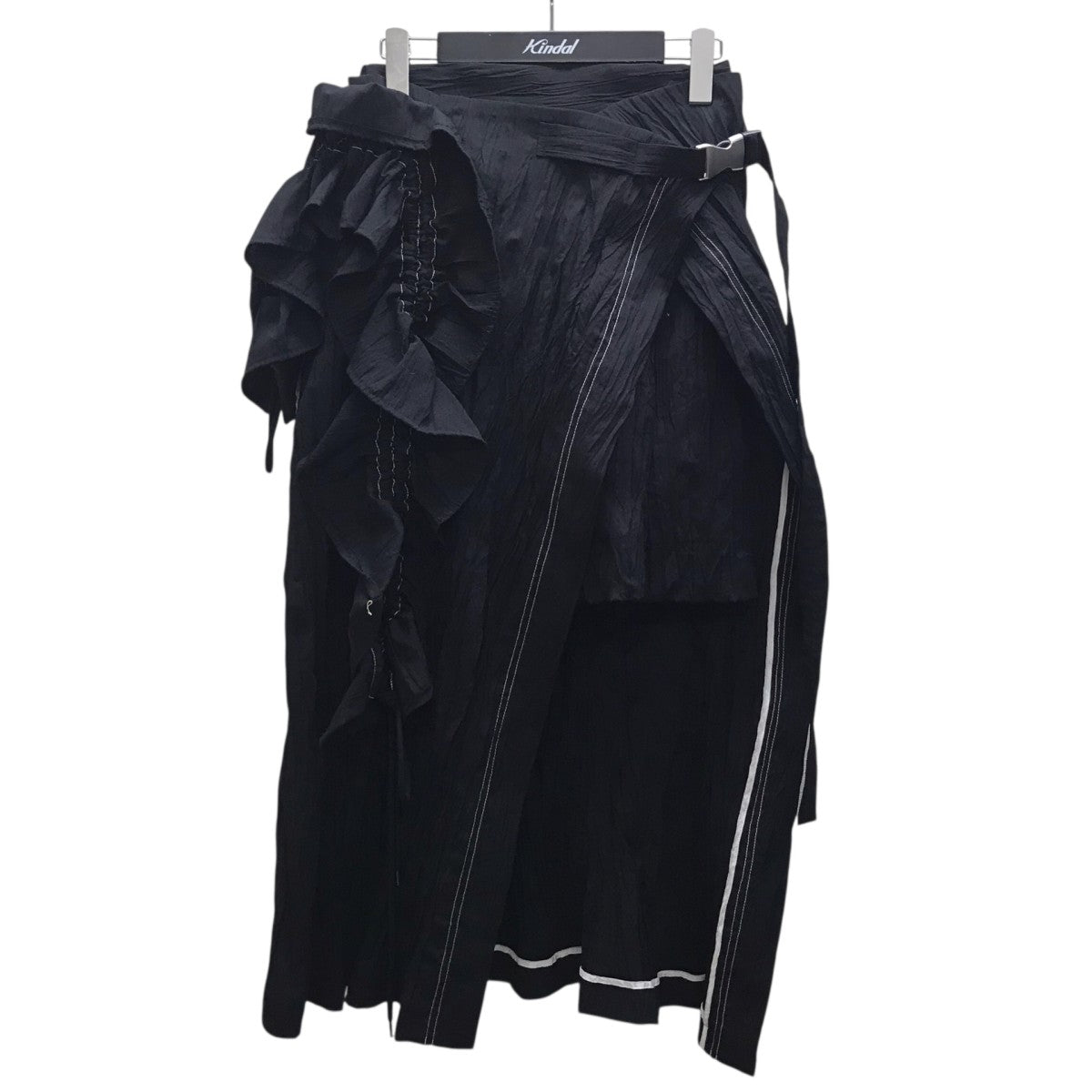 UJOH ロング丈 プリーツラップスカート 古着・中古-1枚目のアイテム画像
