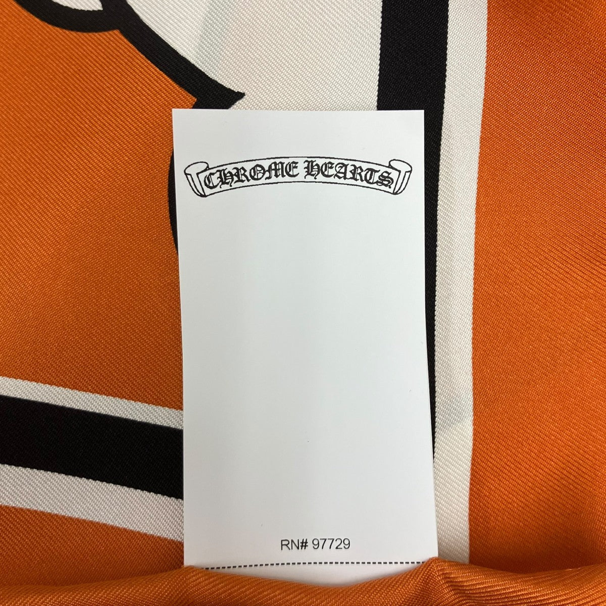 CHROME HEARTS Cemetery Cross Silk Scarfシルクスカーフ 古着・中古-3枚目のアイテム画像