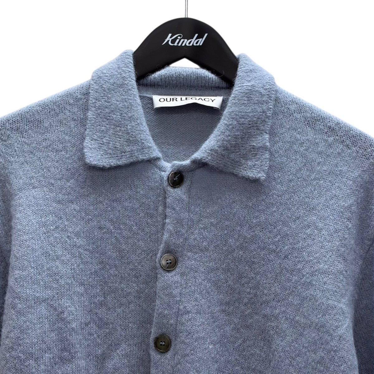 Evening Polo Livid Blue ニットポロシャツ