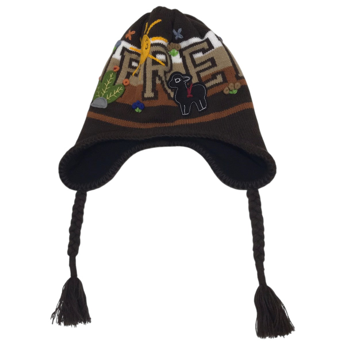 Supreme Felt Applique Earflap Beanieニット帽 古着・中古-1枚目のアイテム画像
