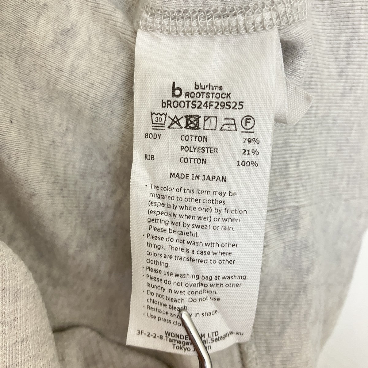 ROUGH＆SMOOTH THERMAL長袖TシャツbROOTS24F29S25