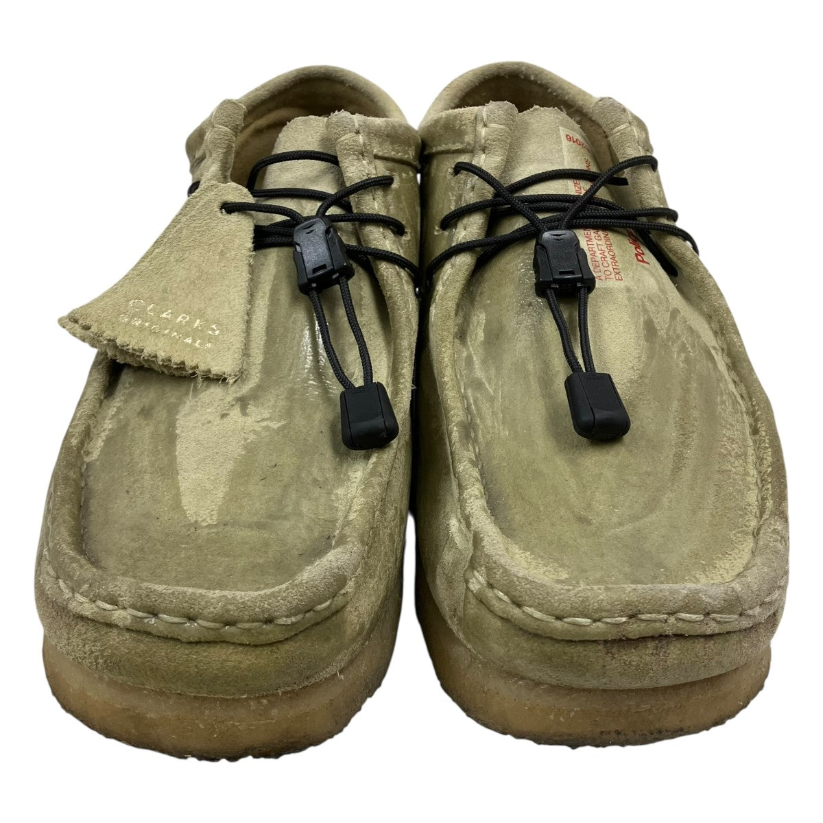 POLIQUANT×CLARKS THE DESERT TREK BEAUTIFICATION OVER TIME ワラビーシューズ 古着・中古-2枚目のアイテム画像