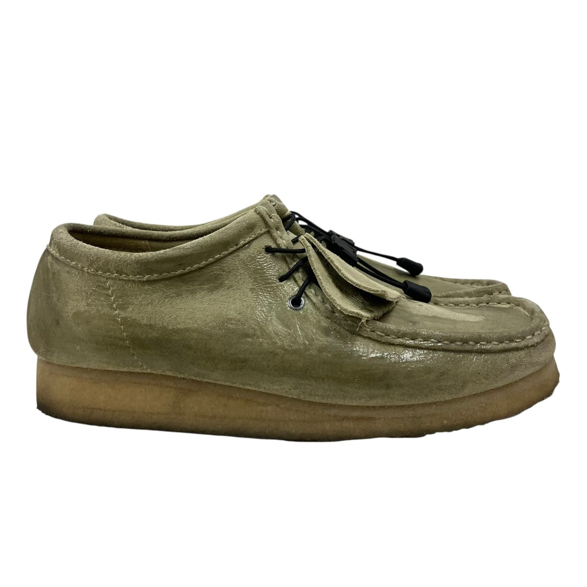 POLIQUANT×CLARKS THE DESERT TREK BEAUTIFICATION OVER TIME ワラビーシューズ 古着・中古-3枚目のアイテム画像