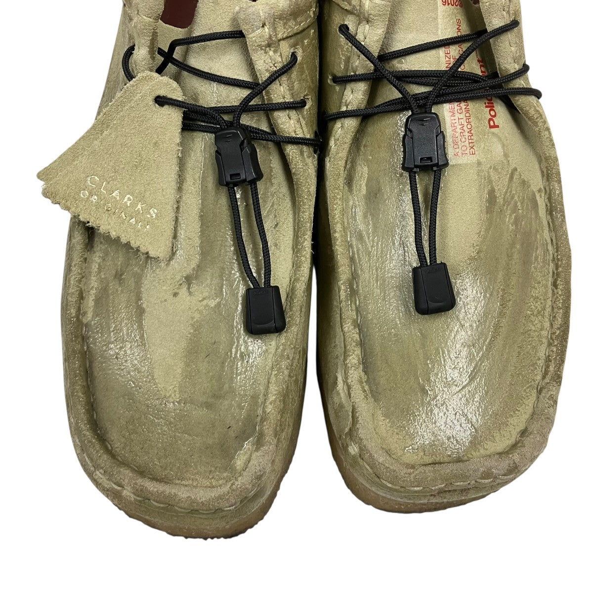 POLIQUANT×CLARKS THE DESERT TREK BEAUTIFICATION OVER TIME ワラビーシューズ 古着・中古-5枚目のアイテム画像
