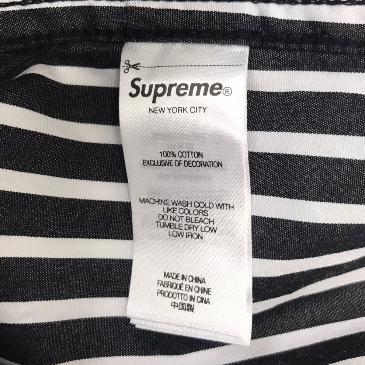 26SSStripe Shirtストライプ長袖シャツ