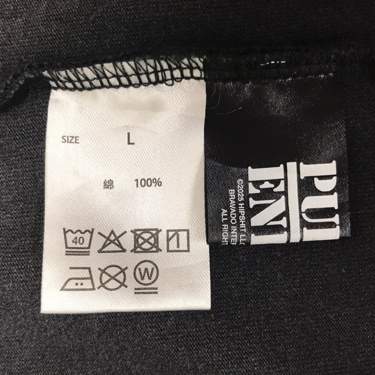 PUBLIC ENEMY BOX LOGO SS TEE   BLACK プリントTシャツ