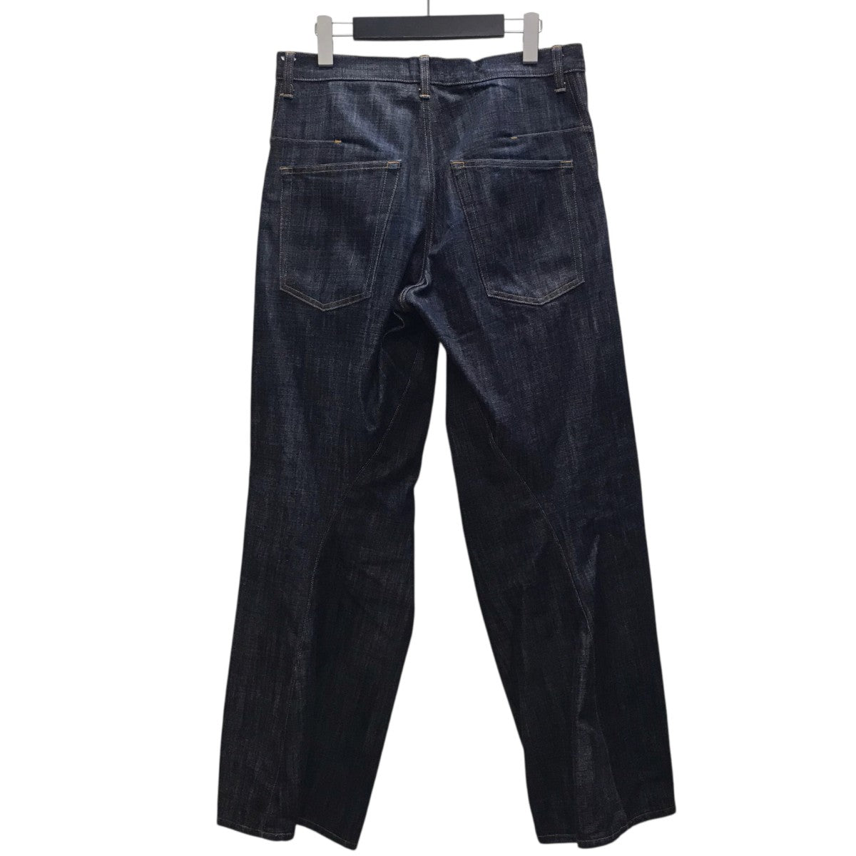 3D TWISTED WIDE LEG JEANS   RAW INDIGO 3D ツイステッド ワイド レッグ ジーンズ