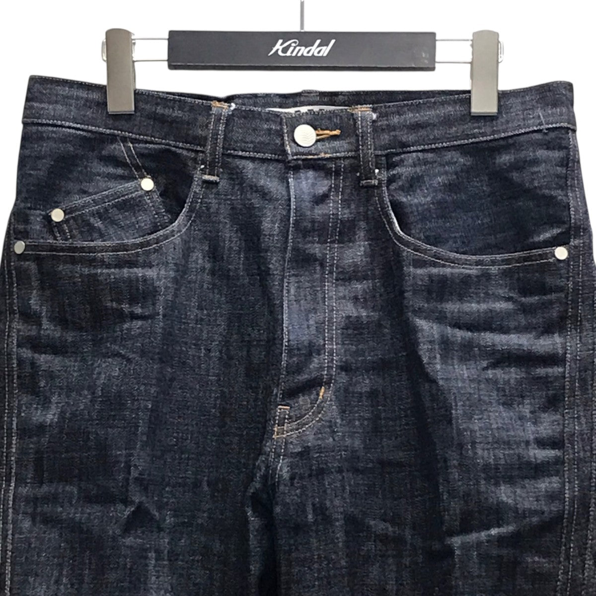 3D TWISTED WIDE LEG JEANS   RAW INDIGO 3D ツイステッド ワイド レッグ ジーンズ