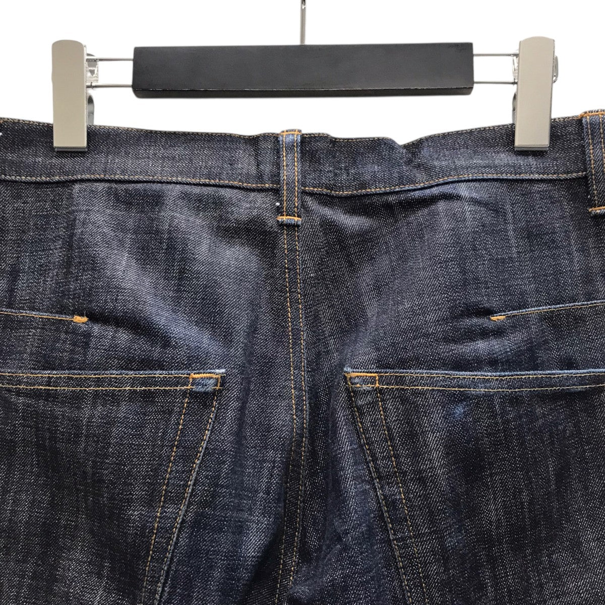 3D TWISTED WIDE LEG JEANS   RAW INDIGO 3D ツイステッド ワイド レッグ ジーンズ