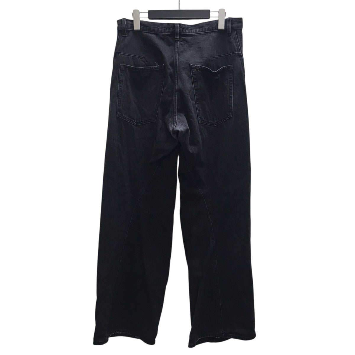 3D Twisted Wide Leg Jeans デニムパンツ