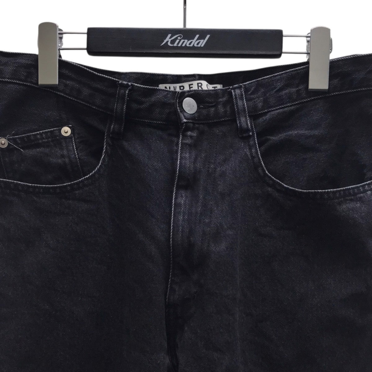 3D Twisted Wide Leg Jeans デニムパンツ