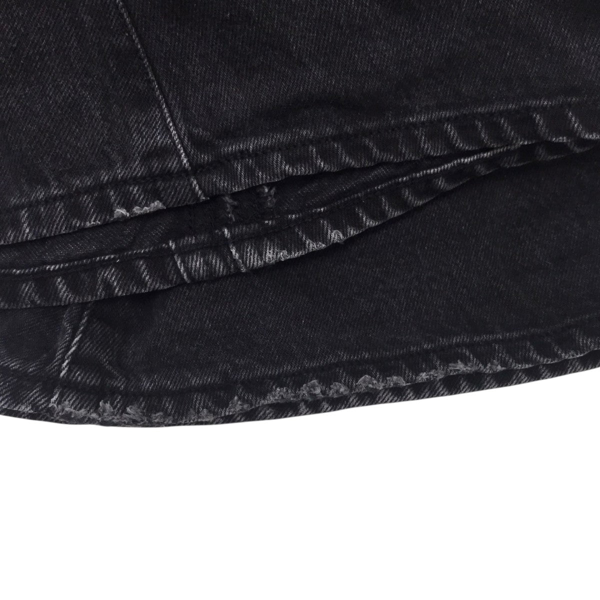 3D Twisted Wide Leg Jeans デニムパンツ