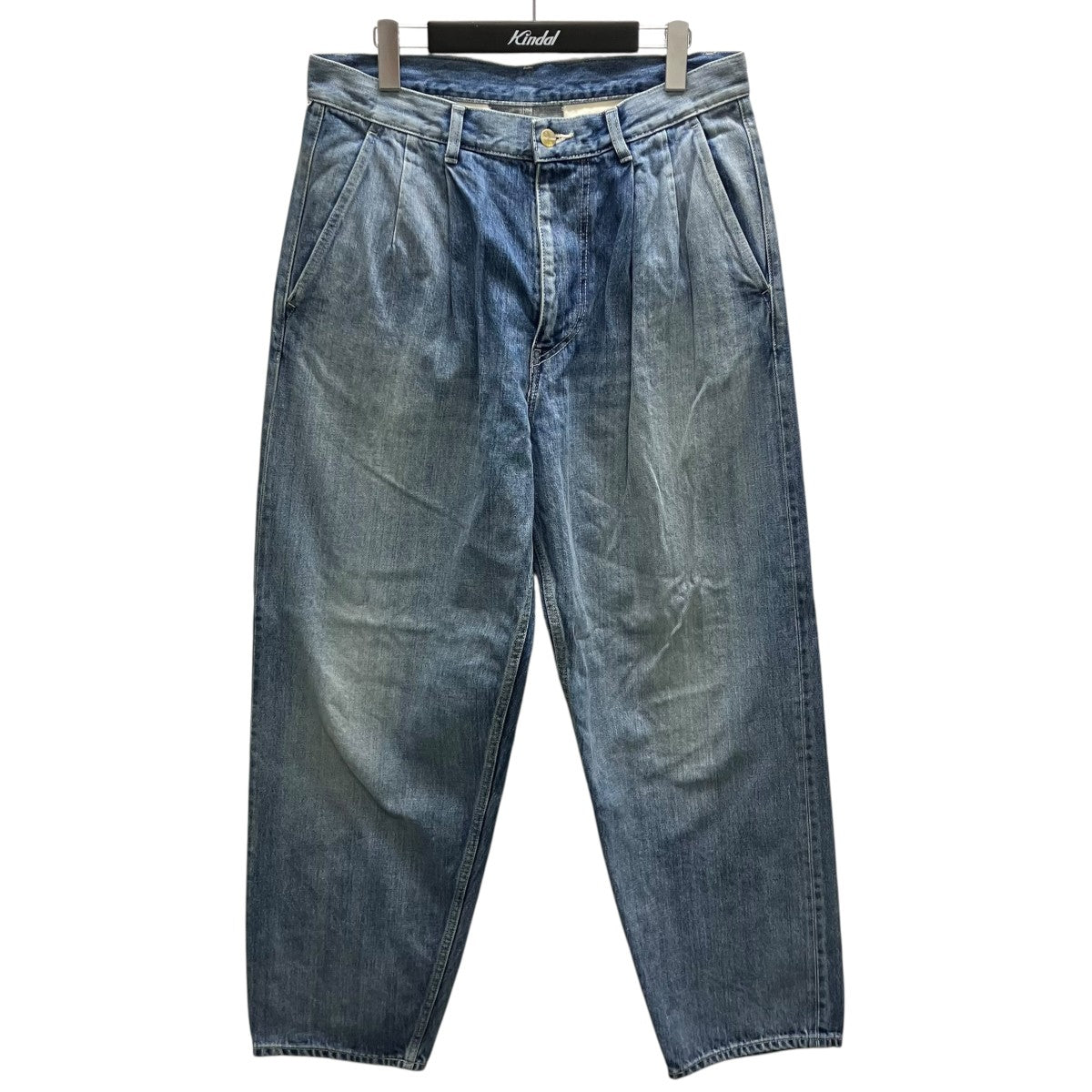 Selvage Denim Two Tuck Tapered Pants デニムパンツ