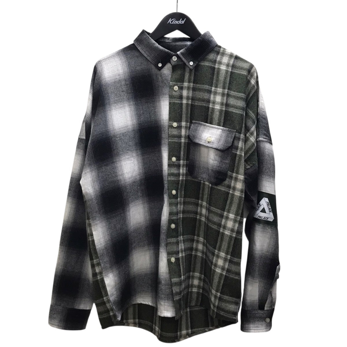 PATCHY FLANNEL SHIRTパッチワークシャツ