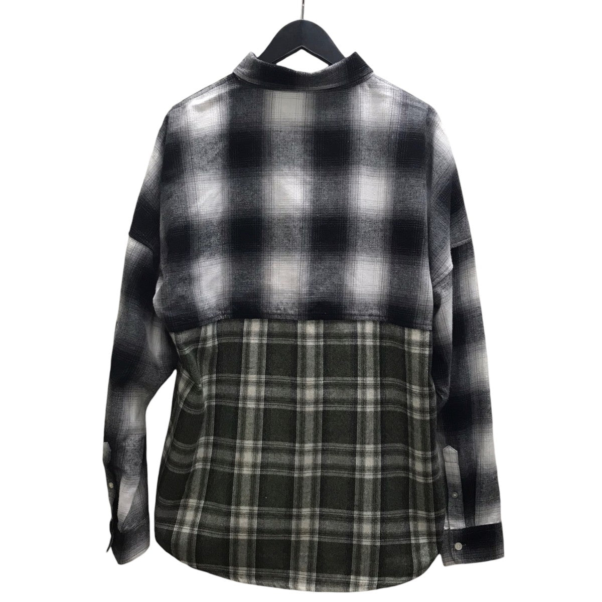 PATCHY FLANNEL SHIRTパッチワークシャツ