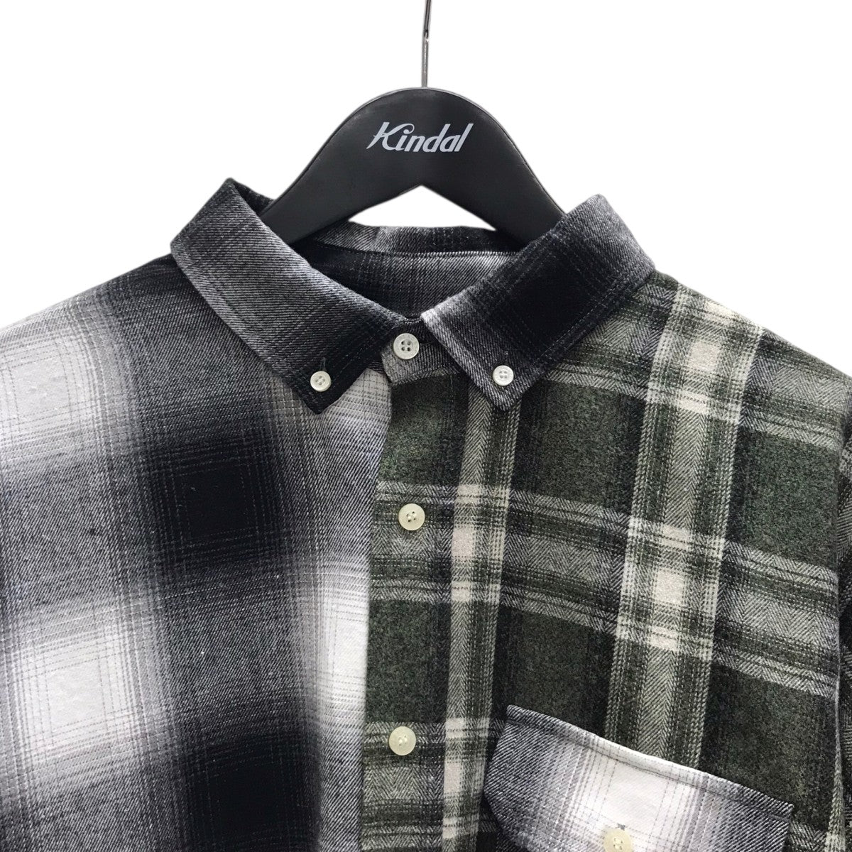 PATCHY FLANNEL SHIRTパッチワークシャツ