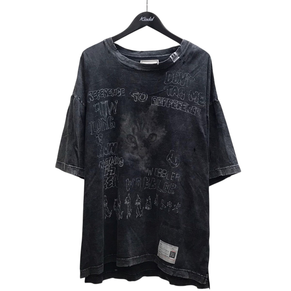 BLEACHED TEE ブリーチドプリントTシャツ